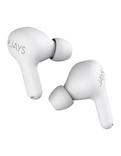 Jays T-seven True Wireless Earbuds In White