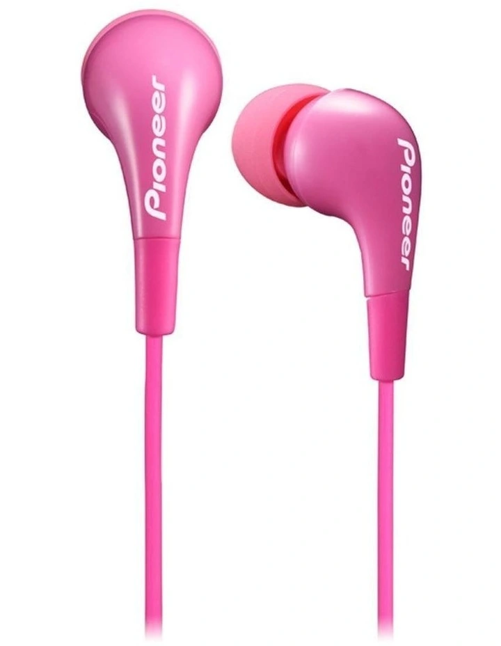 PIONEER Pink In Ear Dynamic Earphones SE-CL502