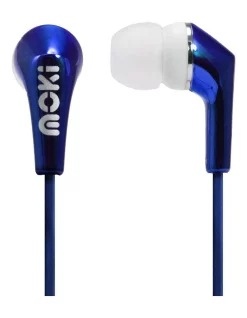Moki Metallics Earphone Blue