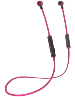 Moki FreeStyle Bluetooth Earphones Pink