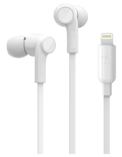Belkin Rockstar Headphones With Lightning Connector White