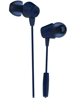 JBL In Ear Headphones Blue C50HI 4804804