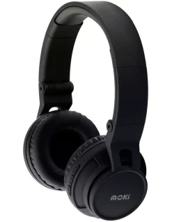 Moki EXO Black Bluetooth On Ear Headphones