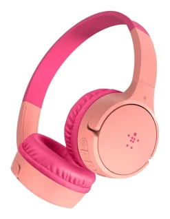 Belkin Soundform Mini Wireless Headphones In Pink
