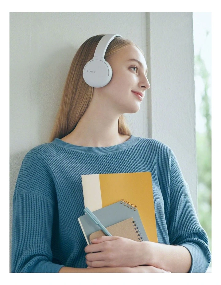 Sony White Wireless On-Ear Headphones WHCH510W - Image 4