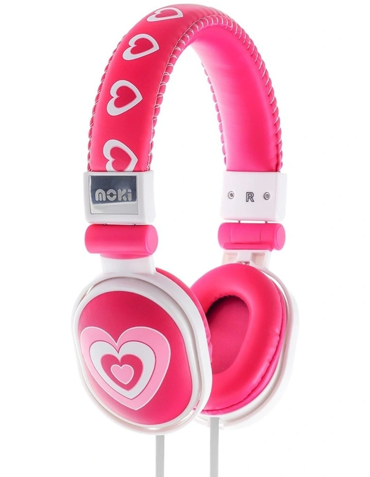 Moki Poppers Hearts 3 On Ear Headphones ACC HPPON