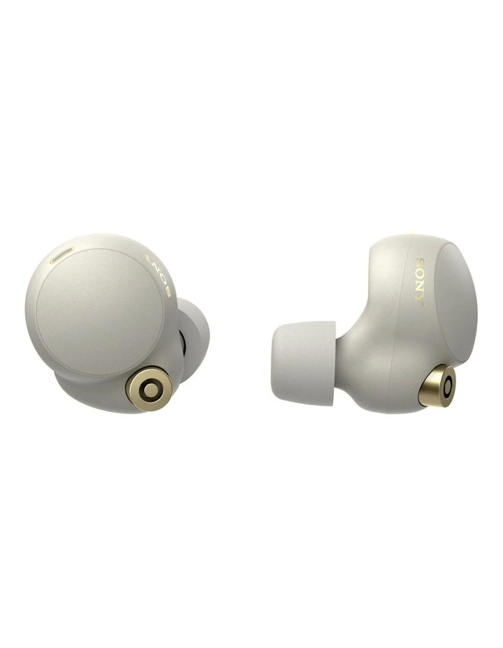 Sony True Wireless Noise Cancelling Earphones Silver WF1000XM4S - Image 2