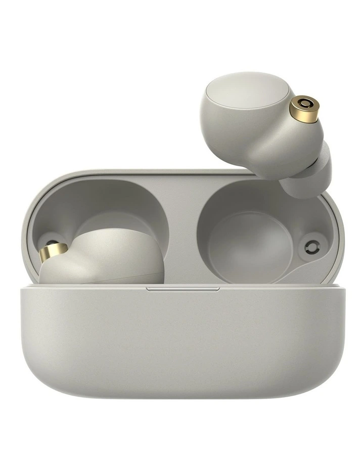 Sony True Wireless Noise Cancelling Earphones Silver WF1000XM4S - Image 3